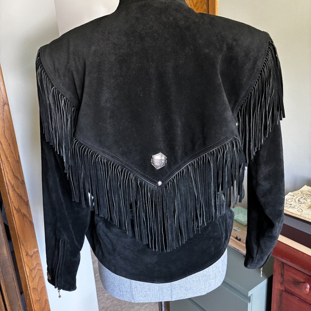 Suede Biker Jacket - image 4